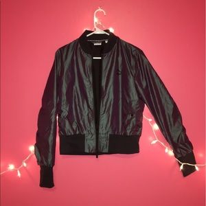 Holographic Puma Bomber Jacket